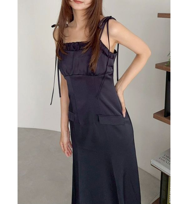 dazzlin「レイヤードライクリボンキャミワンピース」|ワンピース|