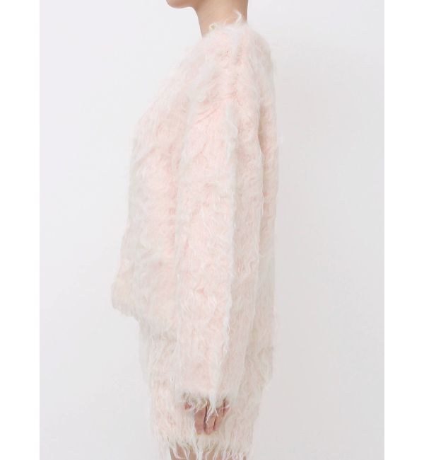 dazzlin「リップルカールVネックニット」|ニット・セーター|