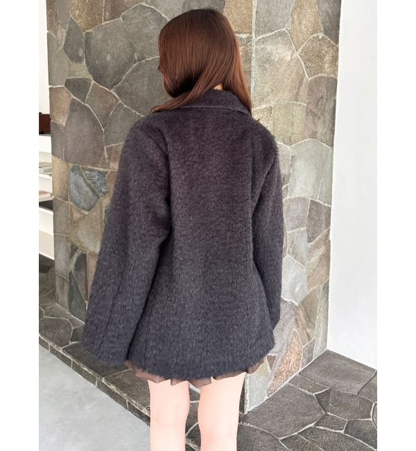 dazzlin「シャギーテーラージャケット」|テーラードジャケット|