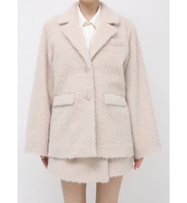 dazzlin「シャギーテーラージャケット」|テーラードジャケット|