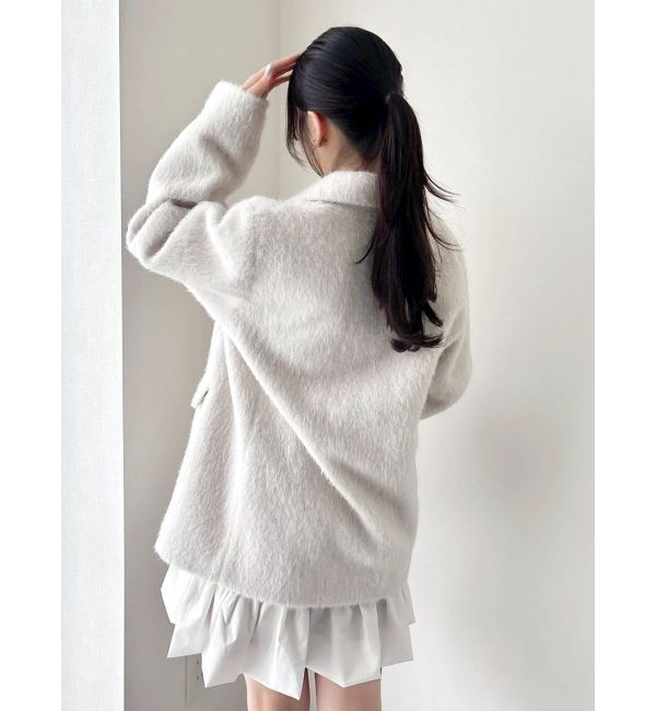 dazzlin「シャギーテーラージャケット」|テーラードジャケット|