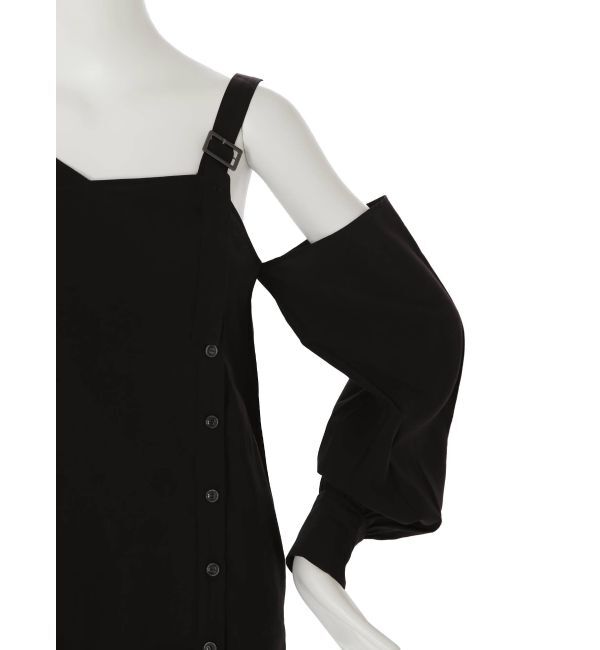 EMODA「アシンメトリーベルトストラップトップス」|Tシャツ・カットソー|