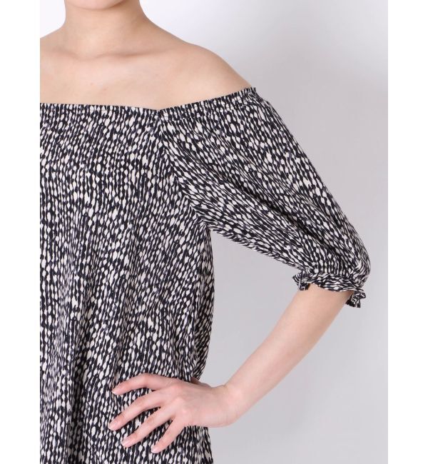 EMODA「ギャザーオフショルダートップ」|Tシャツ・カットソー|