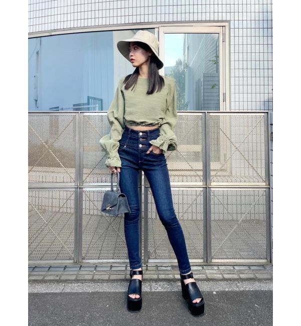 EMODA「ドルマンスリーブショートトップ」|Tシャツ・カットソー|