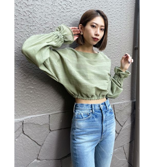 EMODA「ドルマンスリーブショートトップ」|Tシャツ・カットソー|