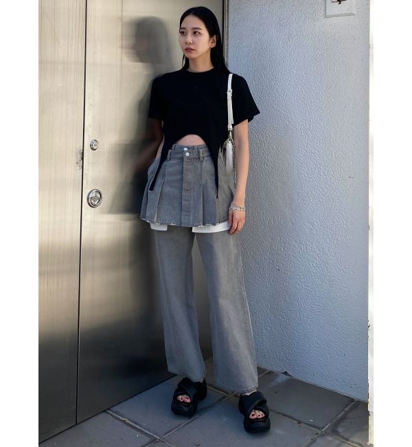 EMODA「ガーターロゴトップ」|Tシャツ・カットソー|