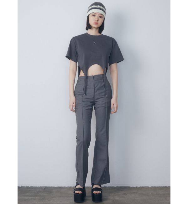 EMODA「ガーターロゴトップ」|Tシャツ・カットソー|