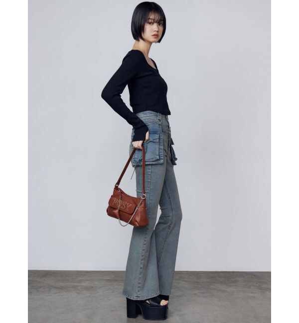 EMODA「クロスクロップドトップ」|Tシャツ・カットソー|