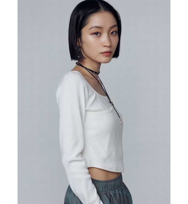 EMODA「クロスクロップドトップ」|Tシャツ・カットソー|