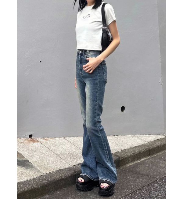 EMODA「ロゴグラデーションミニマルTシャツ」|Tシャツ・カットソー|