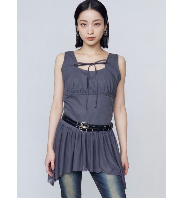 EMODA「カットヘムタイトップ」|Tシャツ・カットソー|