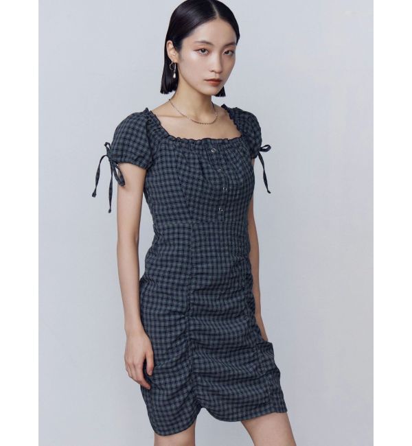 EMODA「オフショルダーミニギャザーワンピース」|ワンピース|