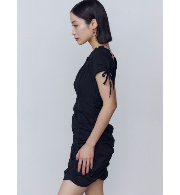 EMODA「オフショルダーミニギャザーワンピース」|ワンピース|