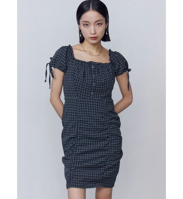 EMODA「オフショルダーミニギャザーワンピース」|ワンピース|