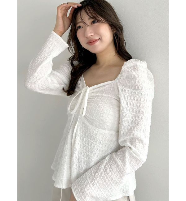 MERCURYDUO「ドロストチュニックカットソー」|Tシャツ・カットソー|