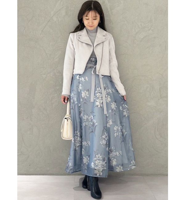 MERCURYDUO「フラワードッキングコルセットワンピース」|ワンピース|