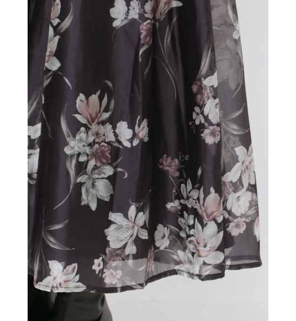 MERCURYDUO「フラワードッキングコルセットワンピース」|ワンピース|