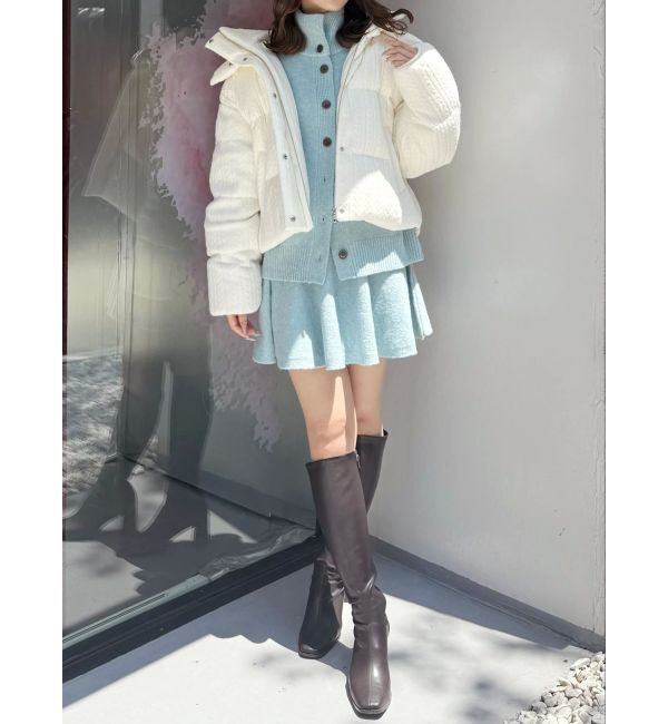 MERCURYDUO「メランジニットセットアップ」|ワンピース|