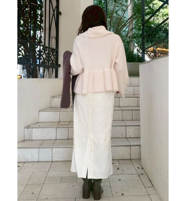 MERCURYDUO「レースレイヤードナロースカート」|スカート|