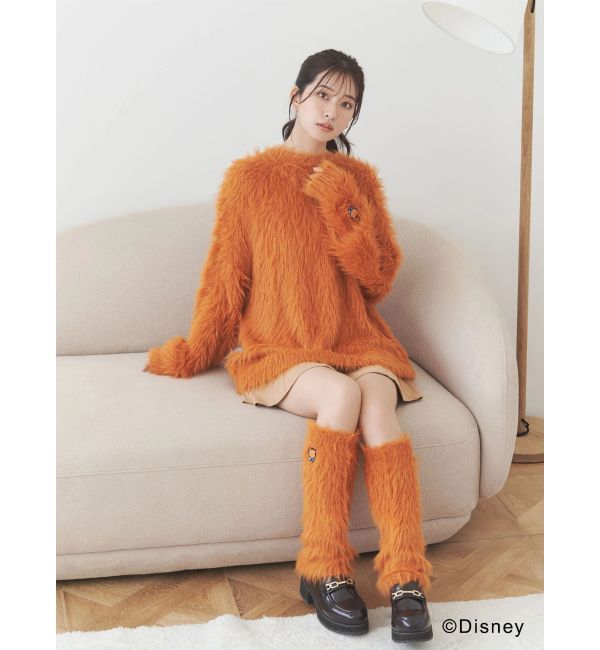 MERCURYDUO「【ディズニーコレクション】おしゃれキャット/ ロングシャギーレッグウォーマー」|レッグウォーマー|