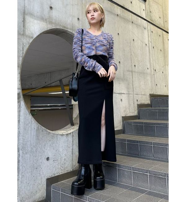 MURUA「ミニシャギーカーデトップス」|カーディガン|