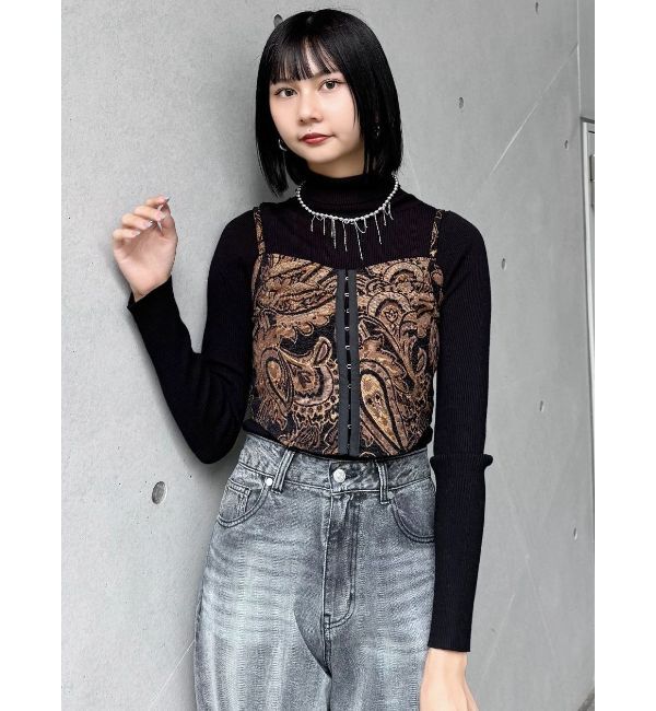 MURUA「ルーズネックミニマルタートル」|ニット・セーター|