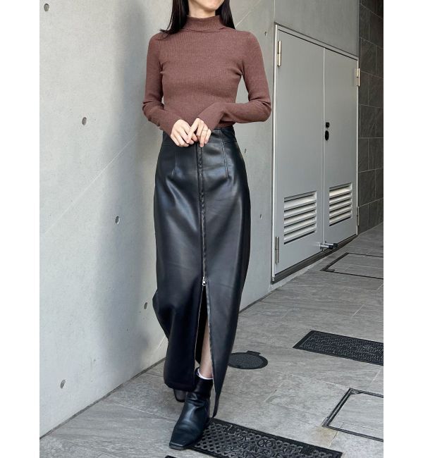 MURUA「ルーズネックミニマルタートル」|ニット・セーター|