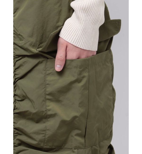 MURUA「シャーリングカーゴワンピース」|ワンピース|