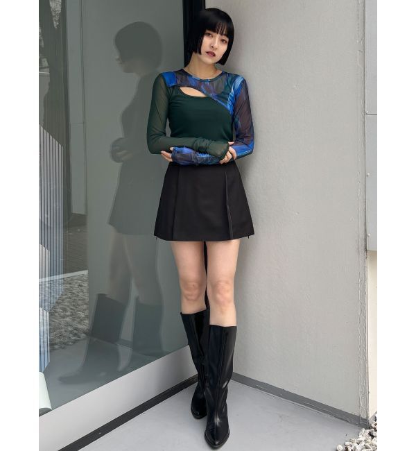 MURUA「カラーブロックシアートップス」|Tシャツ・カットソー|