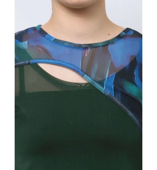 MURUA「カラーブロックシアートップス」|Tシャツ・カットソー|