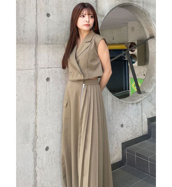 MURUA「リングボタンテーラードワンピース」|ワンピース|