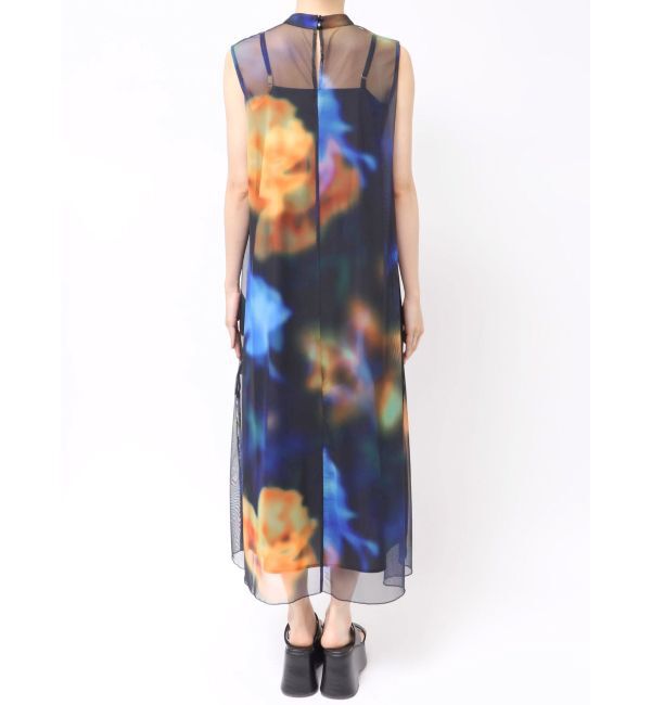 MURUA「【追加生産分】シェイドフラワーレイヤードワンピース」|ワンピース|