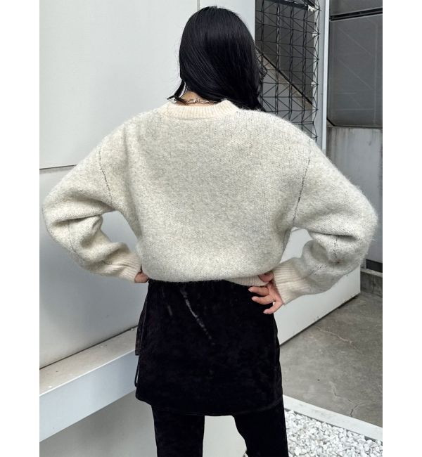 MURUA「フレーズカラーロゴニット」|ニット・セーター|