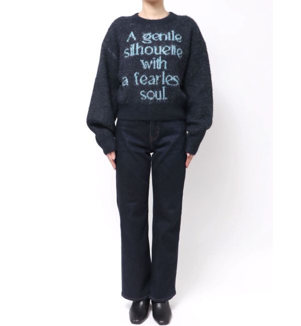 MURUA「フレーズカラーロゴニット」|ニット・セーター|