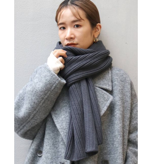 Ungrid「リブボリュームマフラー」|マフラー|