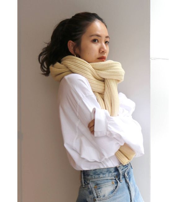 Ungrid「リブボリュームマフラー」|マフラー|