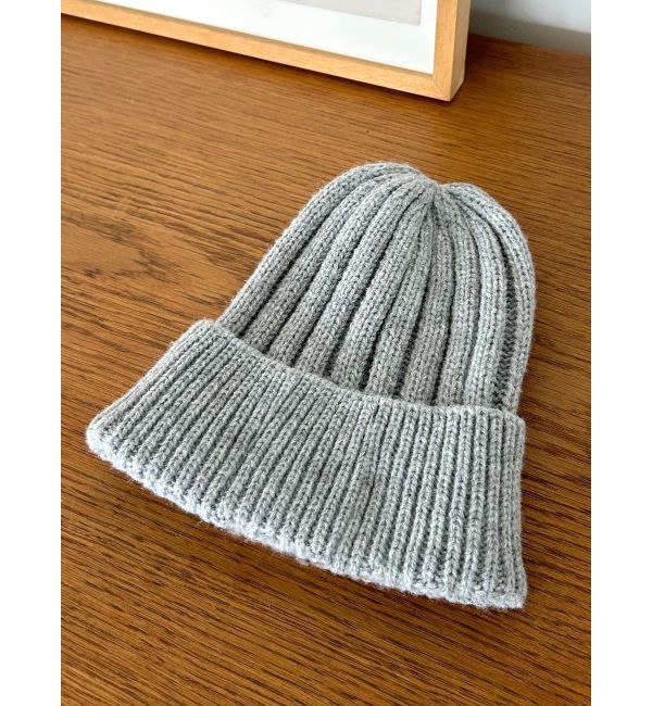 Ungrid「ワイドリブニット帽」|ニット帽|