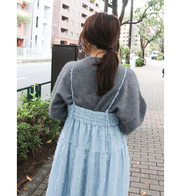 Ungrid「ジャカードキャミワンピース」|ワンピース|