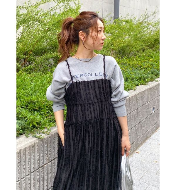 Ungrid「ジャカードキャミワンピース」|ワンピース|