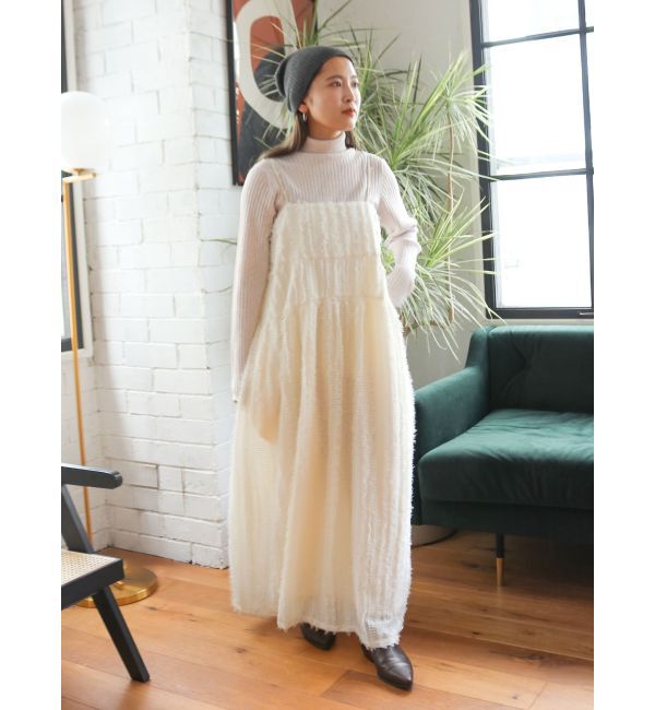 Ungrid「ジャカードキャミワンピース」|ワンピース|