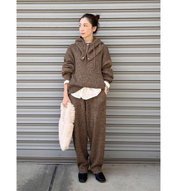 Ungrid「メランジニットルーズパンツ」|その他|