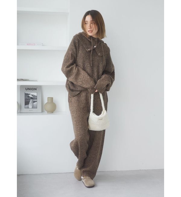 Ungrid「メランジニットルーズパンツ」|その他|