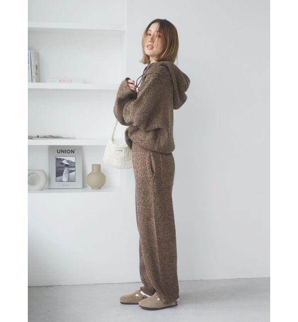 Ungrid「メランジニットルーズパンツ」|その他|