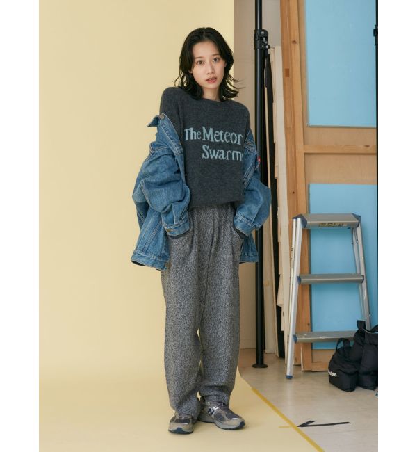 Ungrid「メランジニットルーズパンツ」|その他|