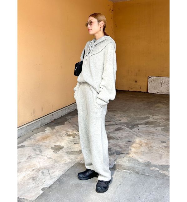Ungrid「メランジニットルーズパンツ」|その他|