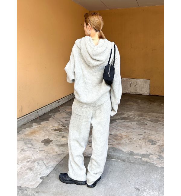 Ungrid「メランジニットルーズパンツ」|その他|