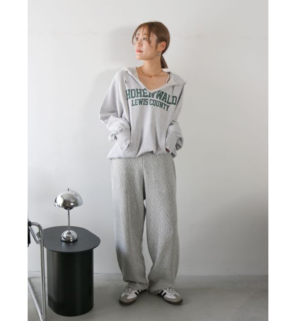 Ungrid「メランジニットルーズパンツ」|その他|