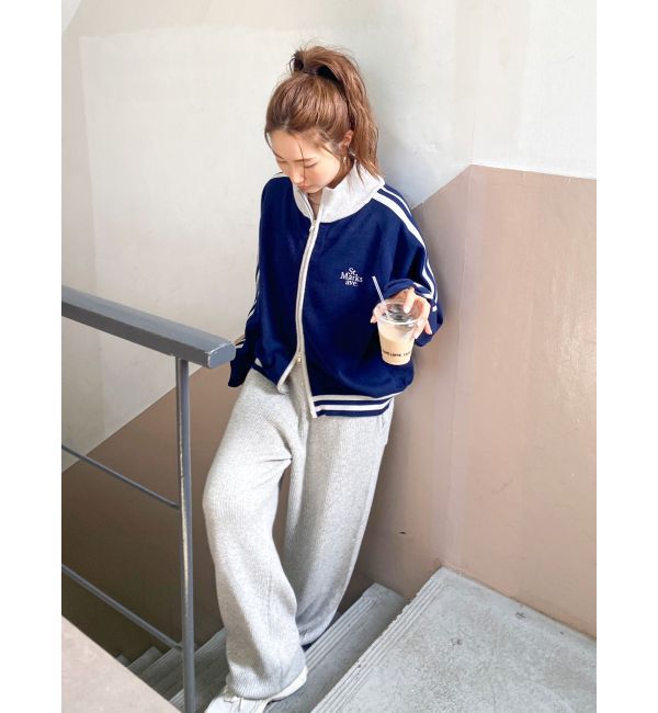 Ungrid「メランジニットルーズパンツ」|その他|