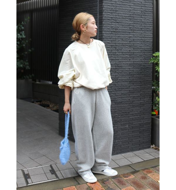Ungrid「メランジニットルーズパンツ」|その他|