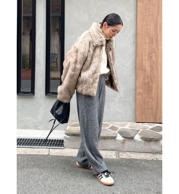 Ungrid「メランジニットルーズパンツ」|その他|